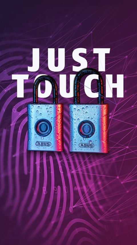 Finger drauf, das Schloss geht auf © ABUS Finger drauf, das Schloss geht auf © ABUS