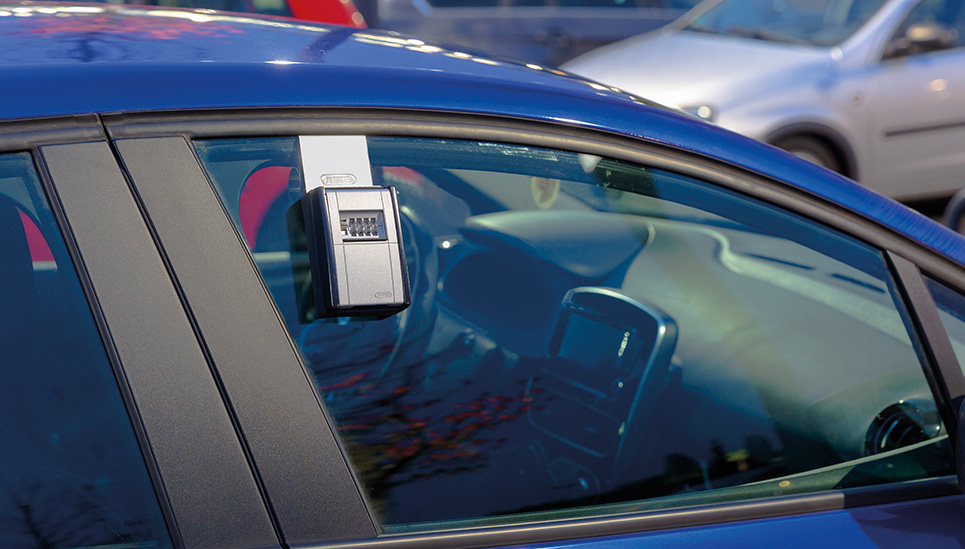 Práctico, para el alquiler de coches: nuestro KeyGarage © ABUS Práctico, para el alquiler de coches: nuestro KeyGarage © ABUS