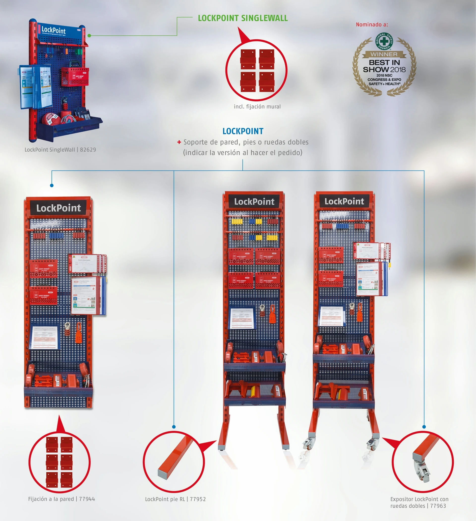Descubra las ventajas del sistema de elevación LockPoint © ABUS Descubra las ventajas del sistema de elevación LockPoint © ABUS