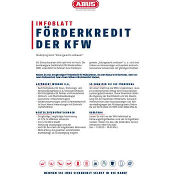 Checkliste – KfW-Förderung Altersgerecht umbauen © ABUS