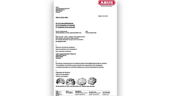 EU Declaration of Conformity – Aduro AB28 © ABUS