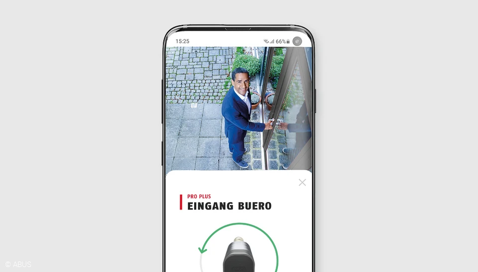 Über die App werden Sie über alle Ereignisse informiert