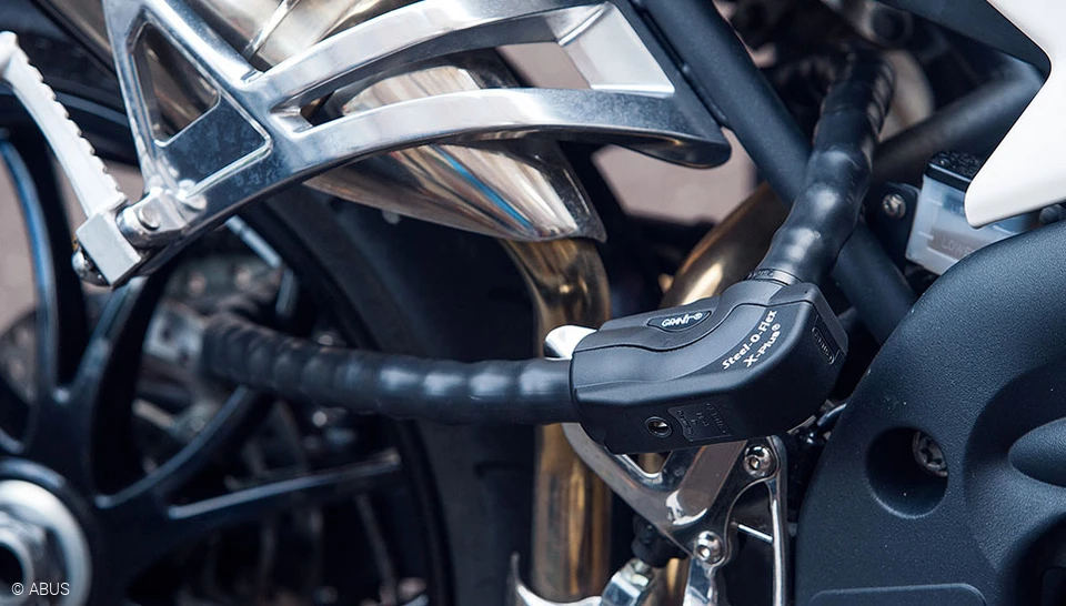 Steel-O-Flex™ Motorbike Locks | Double Security | ABUS