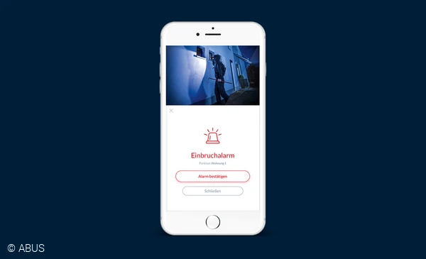 Smartvest App - innovative Alarmansicht